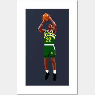 Ricky Pierce Pixel Shot Posters and Art